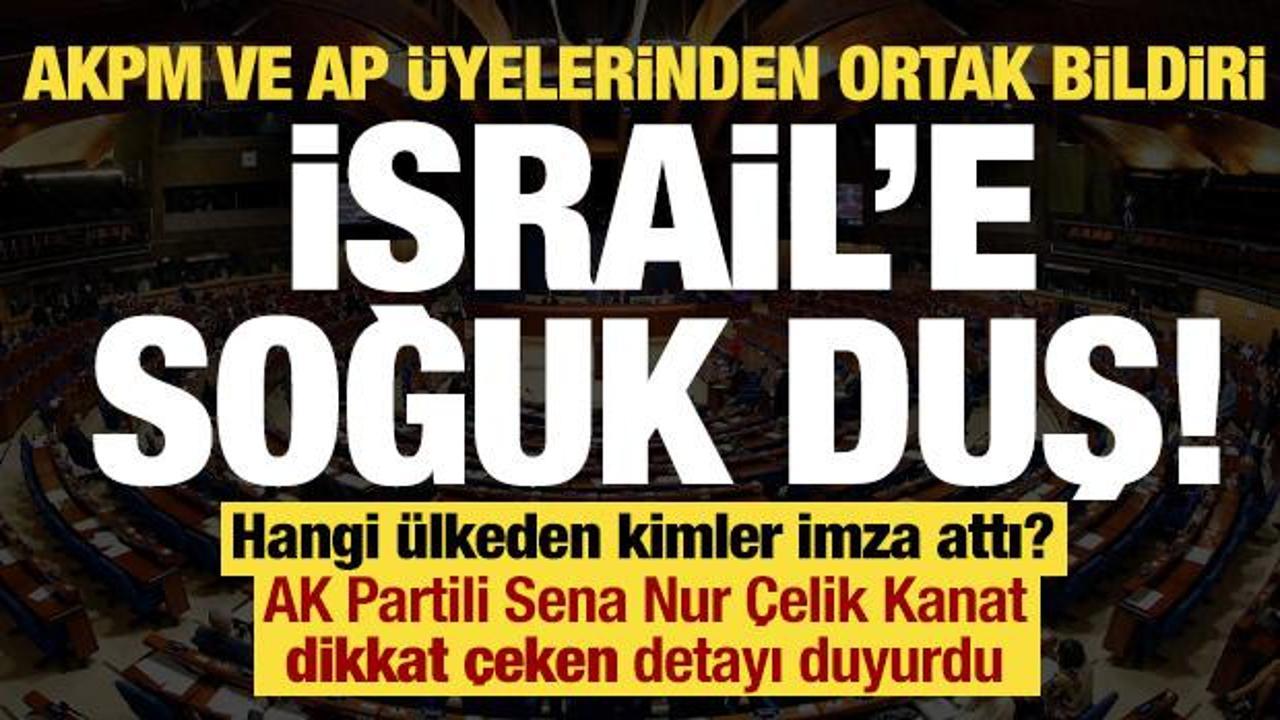 İsrail’e soğuk duş, AKPM ve AP üyelerinden ortak bildiri! Hangi ülkeden kimler imza attı?